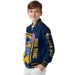 custom buffalo sabres stitch laughing navy blue varsity jacket best selling