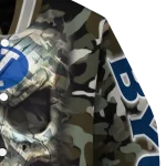 custom byu cougars camouflage skull camouflage varsity jacket best selling