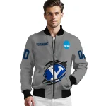 custom byu cougars feral slash grey bomber jacket best selling