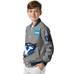 custom byu cougars feral slash grey varsity jacket best selling