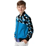 custom carolina panthers freedom claw blue bomber jacket best selling
