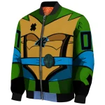 custom carolina panthers turtle armor bomber jacket best selling