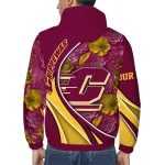 custom central michigan chippewas blossoms helmet maroon windbreaker jacket best selling
