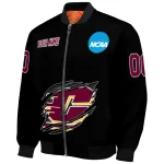 custom central michigan chippewas claw shred black bomber jacket best selling