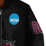 custom central michigan chippewas claw shred black bomber jacket best selling