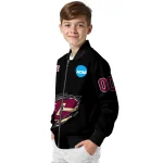 custom central michigan chippewas claw shred black bomber jacket best selling