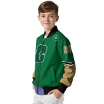 custom charlotte 49ers chevron style green bomber jacket best selling