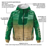 custom charlotte 49ers pattern layers green windbreaker jacket best selling