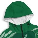 custom charlotte 49ers pattern layers green windbreaker jacket best selling