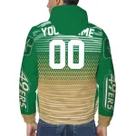 custom charlotte 49ers pattern layers green windbreaker jacket best selling