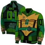 custom charlotte 49ers turtle armor varsity jacket best selling