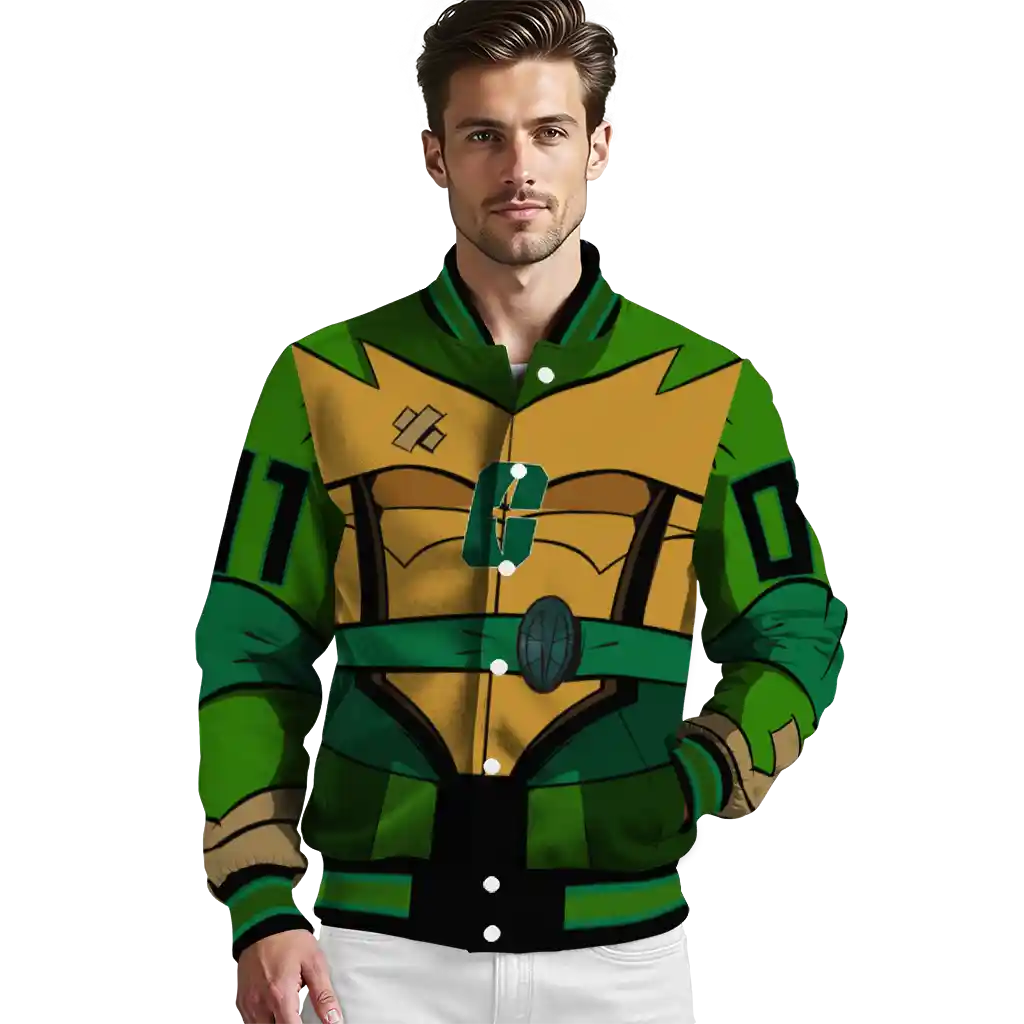 custom charlotte 49ers turtle armor varsity jacket high quality custom charlotte 49ers turtle armor varsity jacket high quality