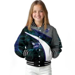 custom charlotte hornets electric flash teal varsity jacket best selling