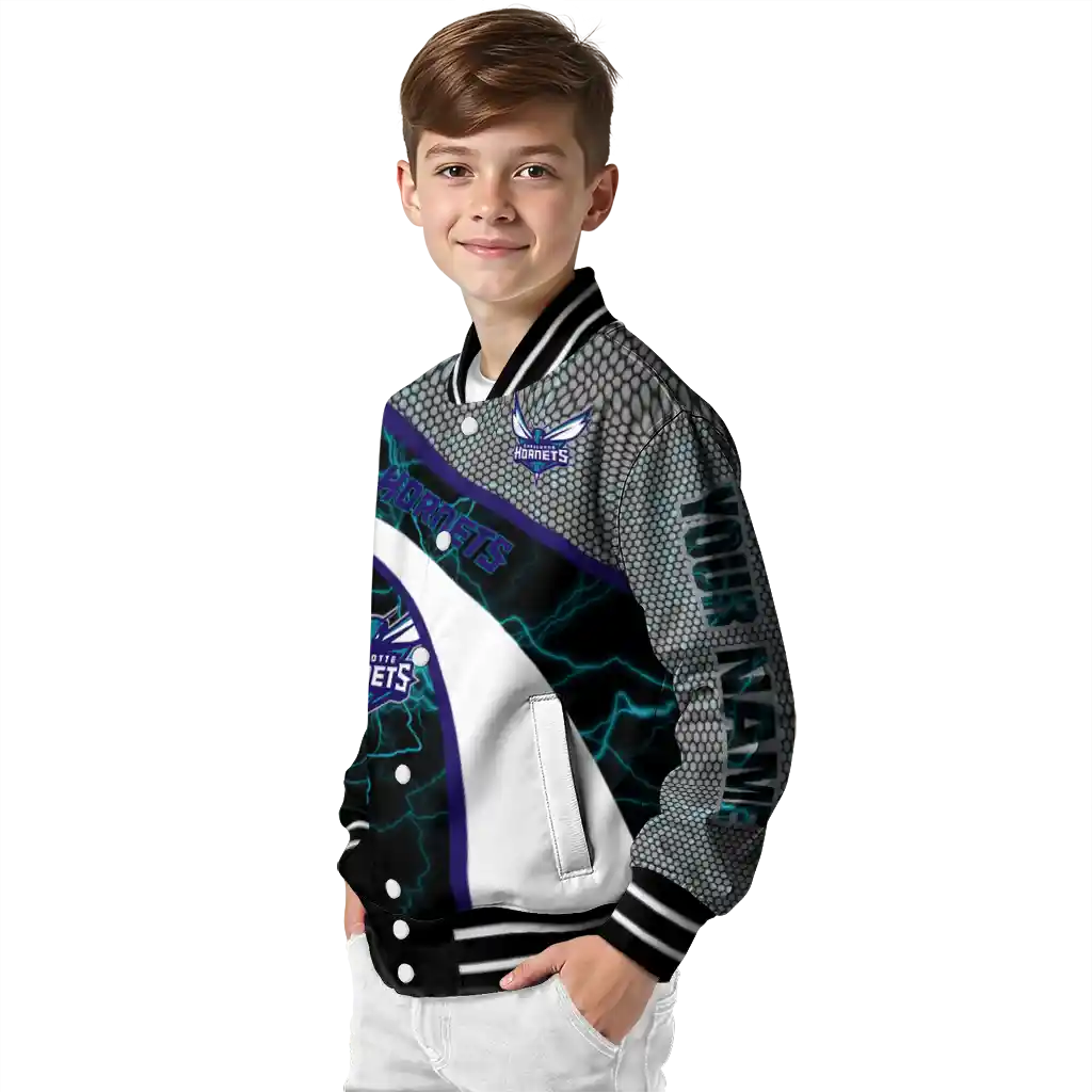 custom charlotte hornets electric flash teal varsity jacket trendy custom charlotte hornets electric flash teal varsity jacket trendy