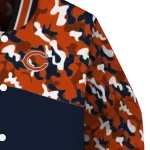 custom chicago bears freedom claw blue varsity jacket best selling