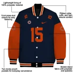 custom chicago bears team patch blue varsity jacket best selling