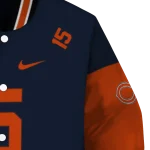 custom chicago bears team patch blue varsity jacket best selling