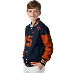 custom chicago bears team patch blue varsity jacket best selling