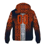 custom chicago bears tribal swirls blue windbreaker jacket best selling