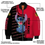 custom chicago blackhawks stitch laughing red bomber jacket best selling