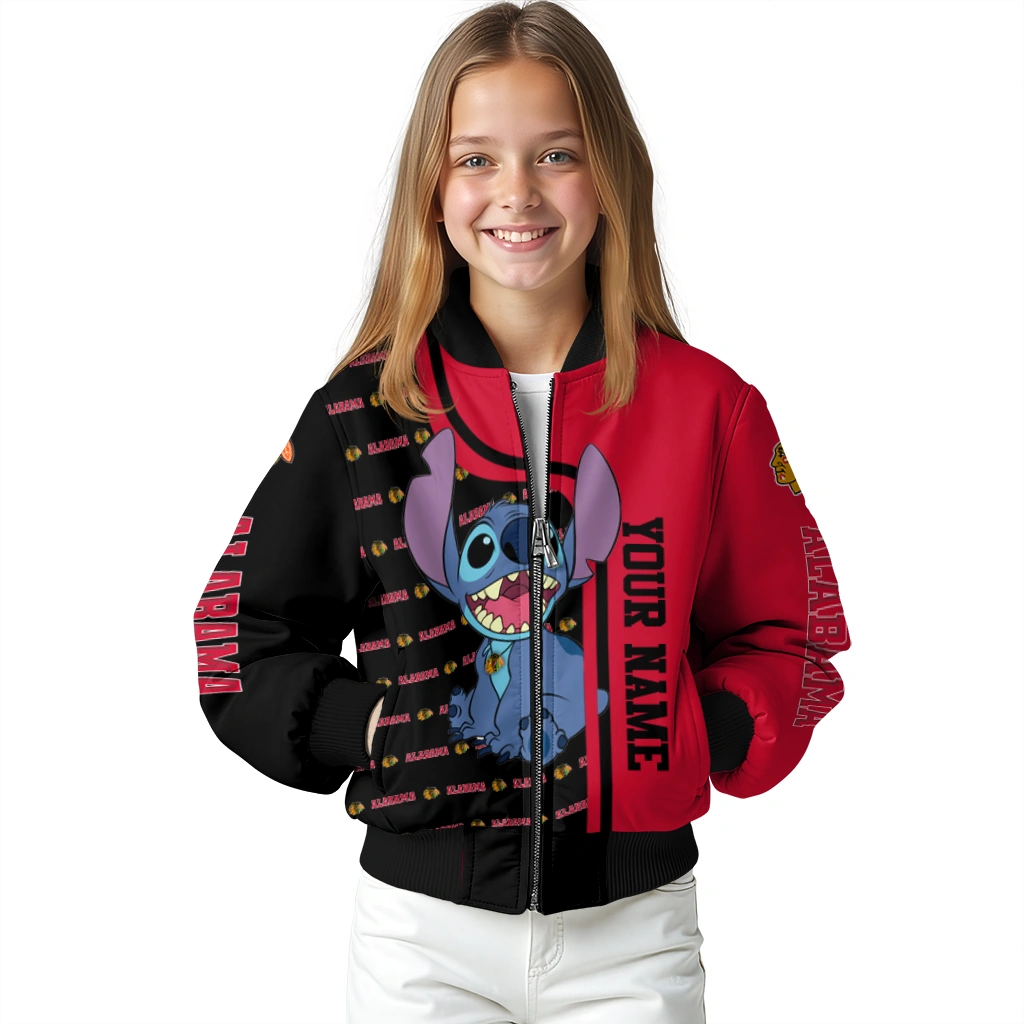 custom chicago blackhawks stitch laughing red bomber jacket top rated custom chicago blackhawks stitch laughing red bomber jacket top rated