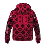 custom chicago bulls geometric blossom red windbreaker jacket best selling
