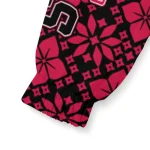 custom chicago bulls geometric blossom red windbreaker jacket best selling