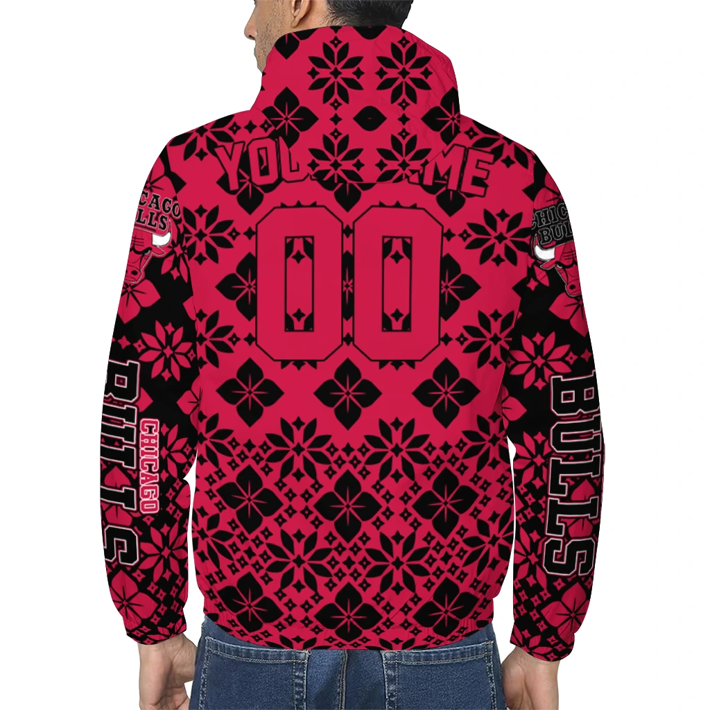 custom chicago bulls geometric blossom red windbreaker jacket trendy custom chicago bulls geometric blossom red windbreaker jacket trendy