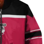 custom chicago bulls stripe statement red black bomber jacket best selling