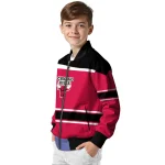 custom chicago bulls stripe statement red black bomber jacket best selling