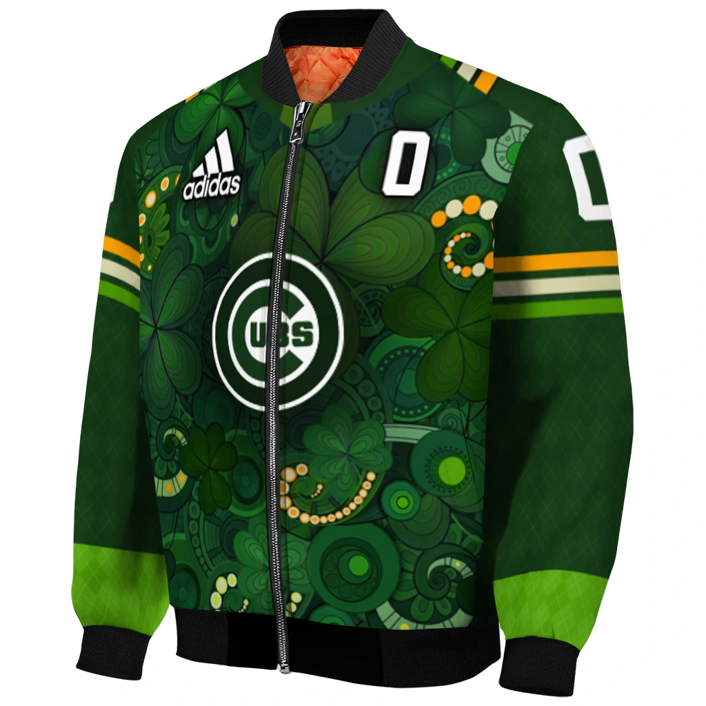 custom chicago cubs shamrock vortex green bomber jacket fashion forward custom chicago cubs shamrock vortex green bomber jacket fashion forward