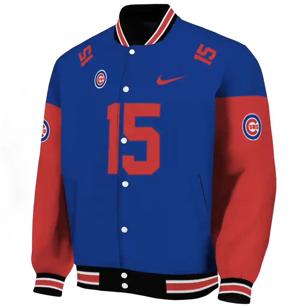 custom chicago cubs team patch blue varsity jacket best selling custom chicago cubs team patch blue varsity jacket best selling
