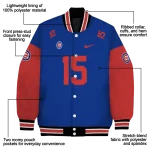 custom chicago cubs team patch blue varsity jacket best selling