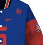 custom chicago cubs team patch blue varsity jacket best selling