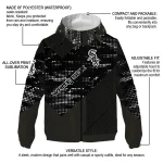 custom chicago white sox arrow matrix black windbreaker jacket best selling