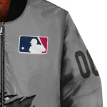 custom chicago white sox claw rend grey bomber jacket best selling