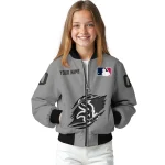custom chicago white sox claw rend grey bomber jacket best selling