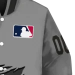 custom chicago white sox claw rend grey varsity jacket best selling