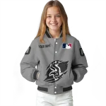 custom chicago white sox claw rend grey varsity jacket best selling