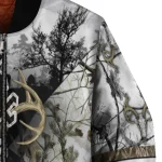 custom chicago white sox deer skull camouflage white bomber jacket best selling