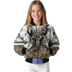 custom chicago white sox deer skull camouflage white bomber jacket best selling