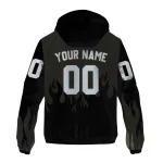 custom chicago white sox flame trim black windbreaker jacket best selling