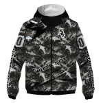 custom chicago white sox shark art black windbreaker jacket best selling