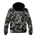 custom chicago white sox shark art black windbreaker jacket best selling