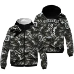 custom chicago white sox shark art black windbreaker jacket best selling