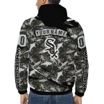 custom chicago white sox shark art black windbreaker jacket best selling