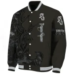 custom chicago white sox tribal deer art black varsity jacket best selling