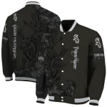 custom chicago white sox tribal deer art black varsity jacket best selling