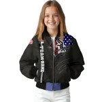 custom chicago white sox us flag claws black bomber jacket best selling