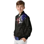 custom chicago white sox us flag claws black bomber jacket best selling